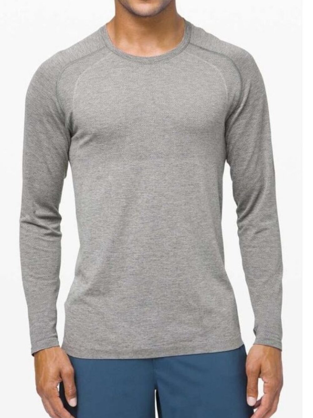 Lululemon Metal Vent Tech 2.0 Long Sleeve Slate White